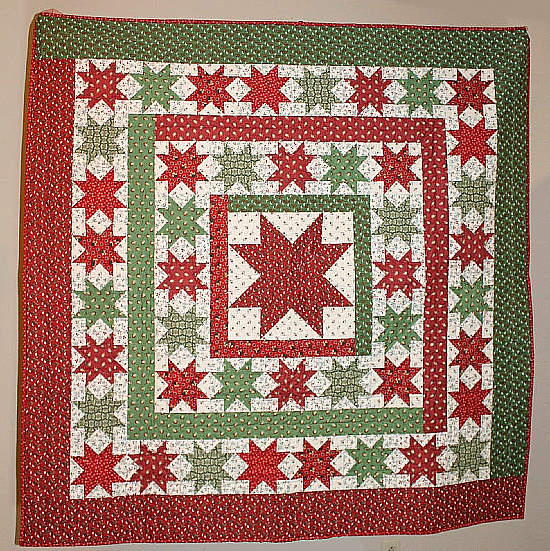 Christmas Stars Quilt Pattern