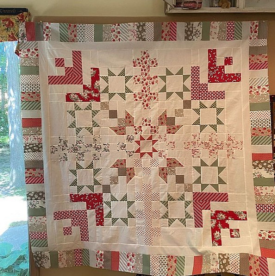 Jelly Snowflake Quilt Pattern