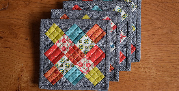 Create Colorful Coasters from Your Smallest Scraps Quilting Digest