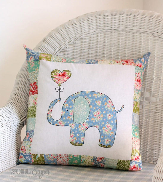 Ella The Elephant Pillow Pattern