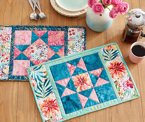 Star of the Table Place Mats Pattern