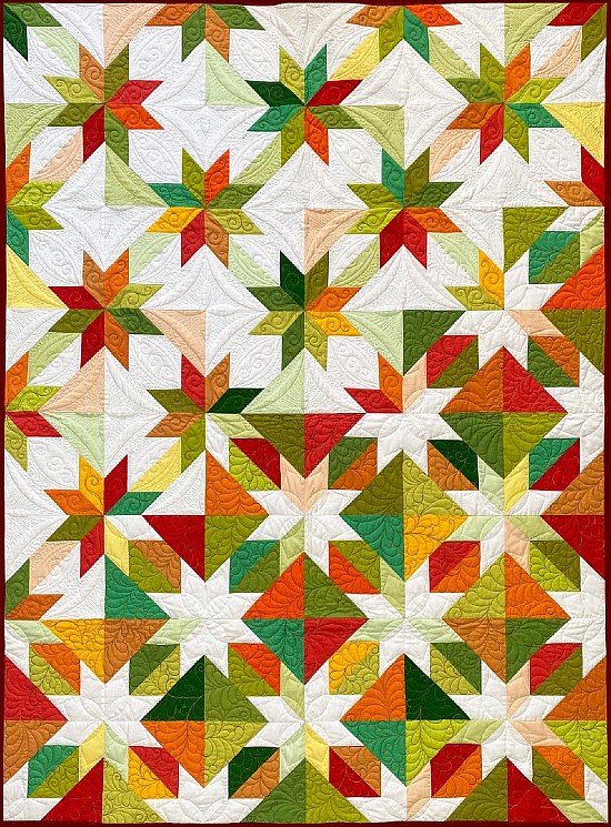 Confetti Star Quilt Pattern
