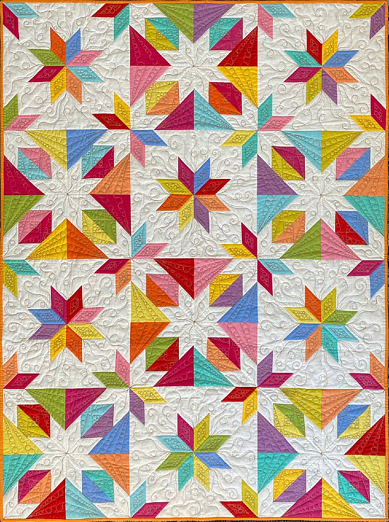 Confetti Star Quilt Pattern