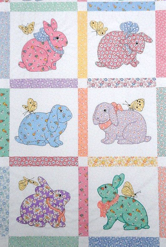Garden Bunnies Quilt Pattern