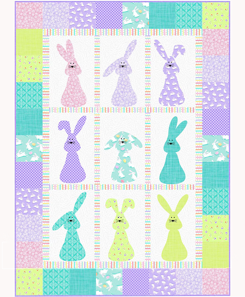 Bunnies Galore Quilt Pattern