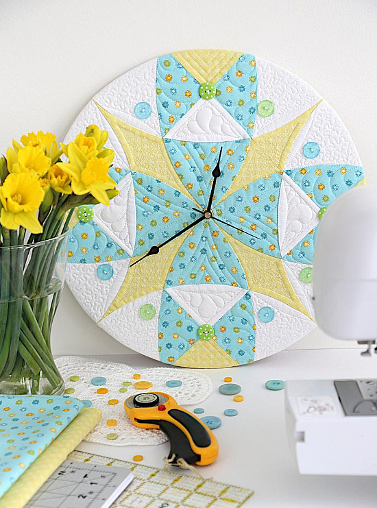 create-a-pretty-quilted-clock-in-your-colors-quilting-digest