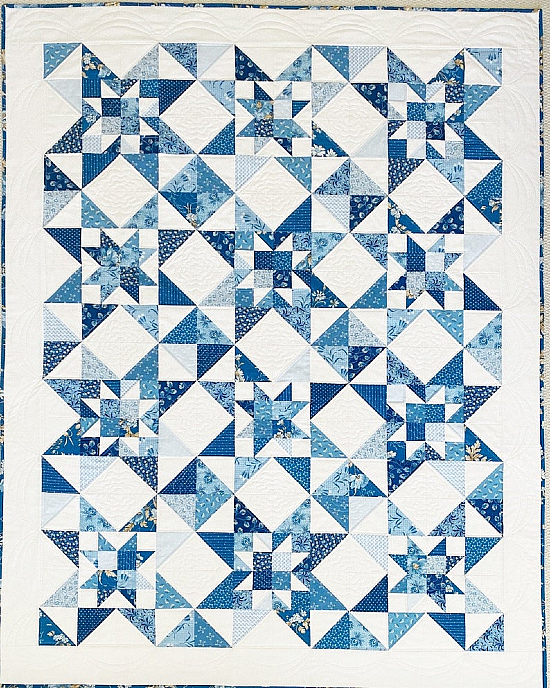 Criss Cross Star Quilt Pattern