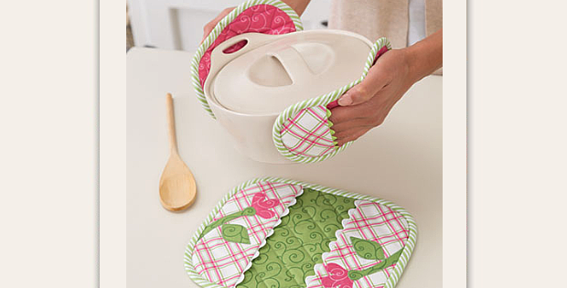 Pincher Pot Holders Sewing Pattern