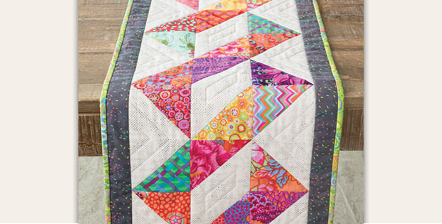 Twisted Table Runner Quilt Pattern