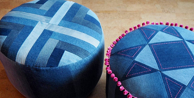 Put Your Feet Up Pouffe Pattern