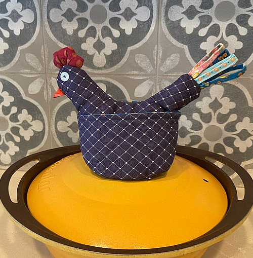 Cute Chicken Pot Holder