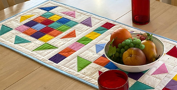 Kaleidoscope Table Runner Pattern