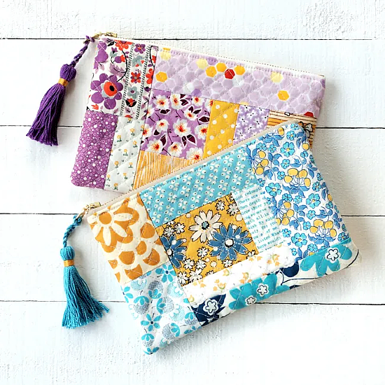 Quilted Tassel Pouch Tutorial