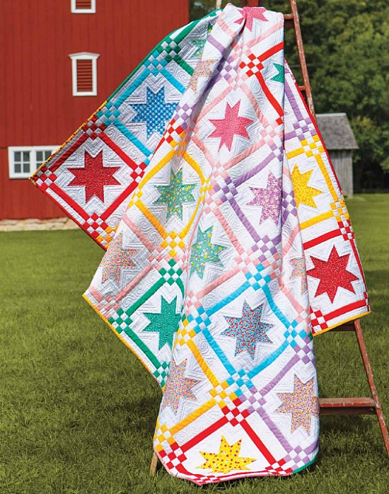 Any Color Theme Is Great In This Fat Quarter Quilt Quilting Digest