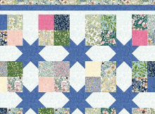 Floating Four Patches Quilt Pattern