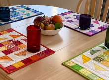 Kaleidoscope Quilted Placemat Pattern