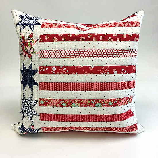 Stripes, Stars and Flags Pillow Patterns