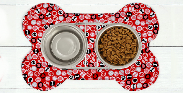 Dog Bowl Placemat Pattern