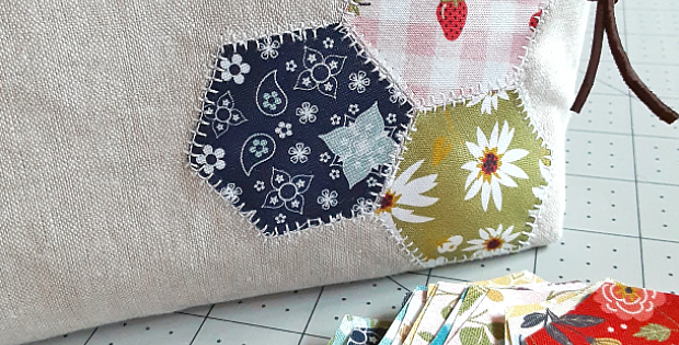 Create Pretty Hexies without Hand Sewing