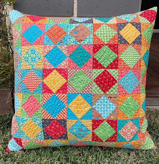 Autumn Love Quilted Cushion Instructions