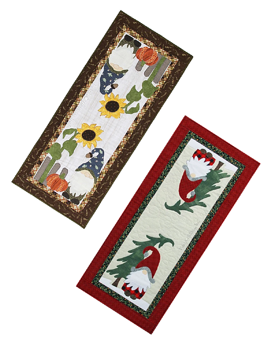 Home With a Gnome Table Runner Pattern
