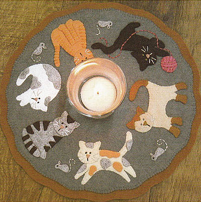 The Cat's Meow Candle Matt Pattern