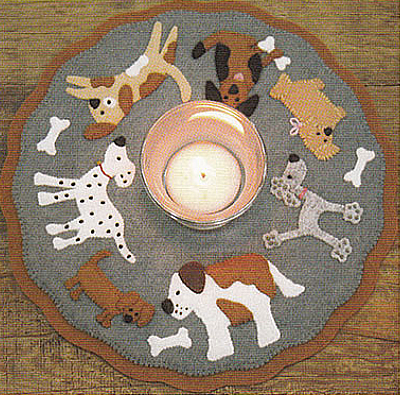 Puppy Love Candle Mat Pattern