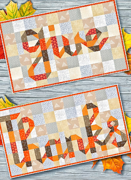 Give Thanks Mini Quilts Pattern