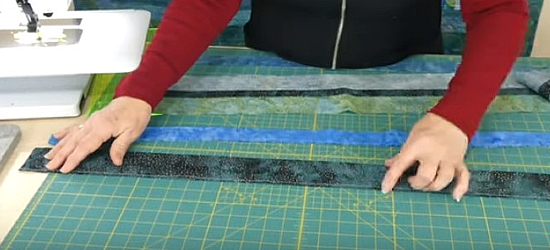 Prevent Waves and Curves When Sewing Long Strips Together