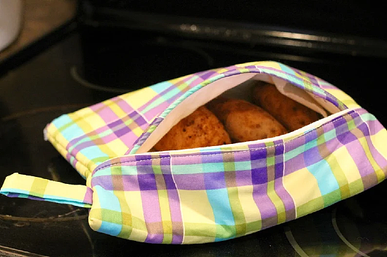 Microwave Potato Bag Tutorial