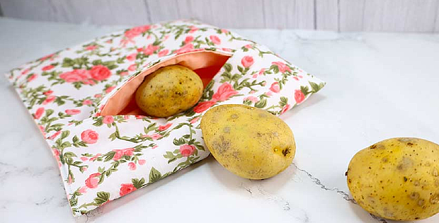 How To Make A Microwave Potato Bag The Easy Way