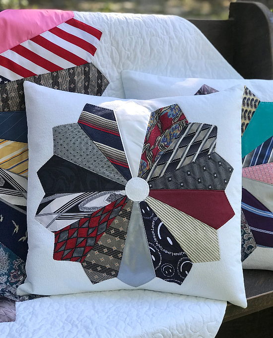 Necktie pillow pattern sale