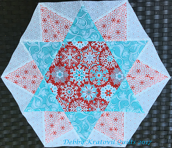 Double Hexie Star Quilt Pattern