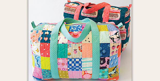 Carry It All in a Giant Patchwork Duffle Bag - Quilting Digest