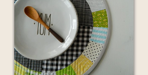 Round Patchwork Placemat Pattern