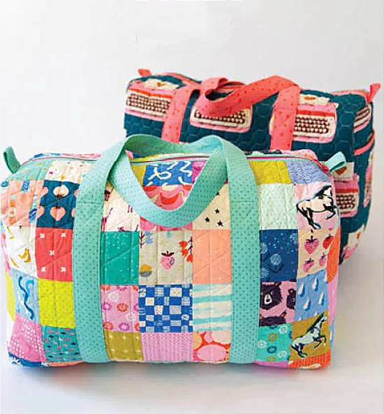 Carry It All in a Giant Patchwork Duffle Bag - Quilting Digest