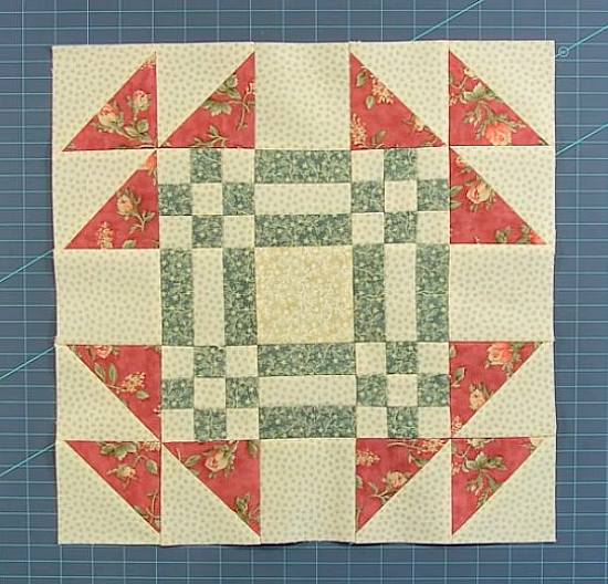 Geese On The Pond Block and Quilt Pattern