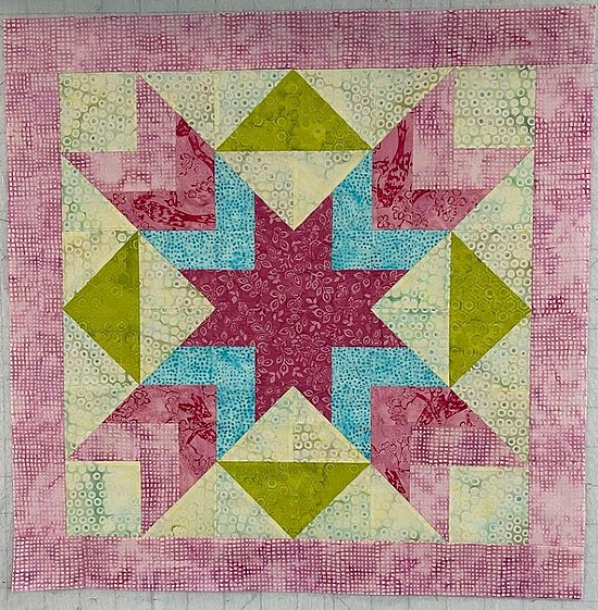 Wood Lily Quilt Block Pattern