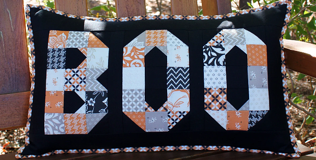 Boo Pillow Sham Pattern