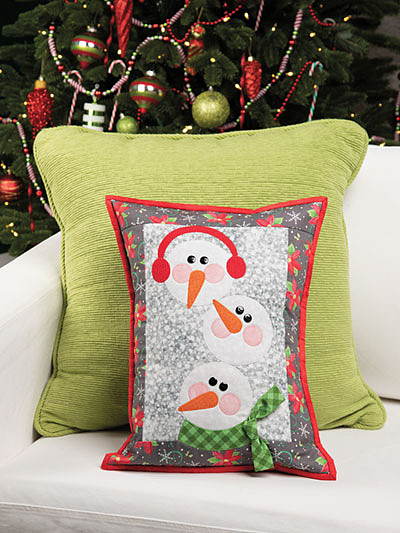 Snowman Stack Holiday Pattern