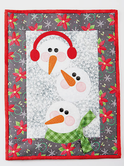Snowman Stack Holiday Pattern