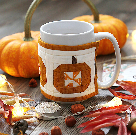 Microwave Mug Cozy, Fall Pumpkin Mug Cozy, Fabric Cup Holder, College  Student Gift Ideas, Coffee Cup Cozies, Cozy for Coffee Mug, Fall Cozy 