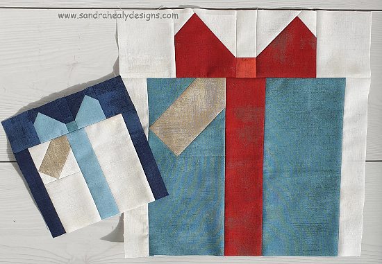 Christmas Present Quilt Block Pattern