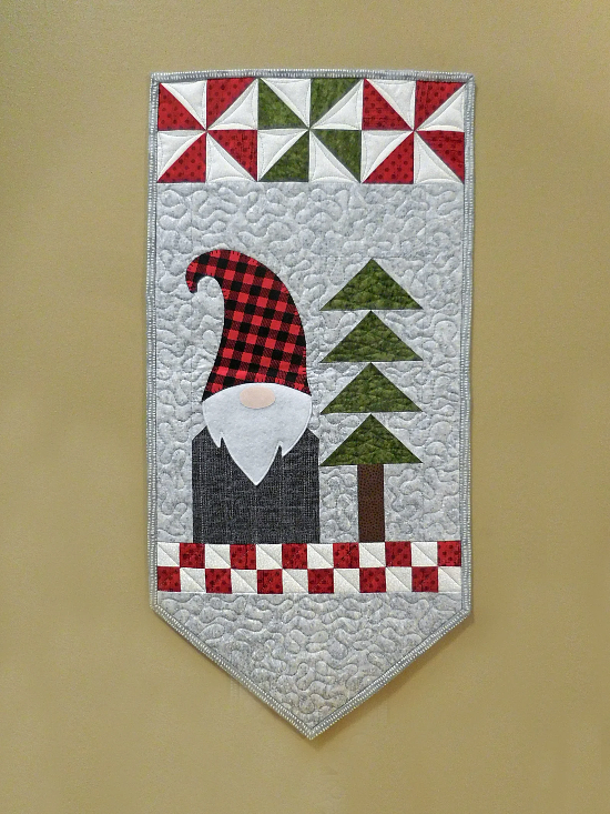 Gnome in the Forest Wall Hanging Pattern