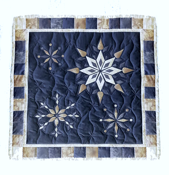 Winter Snowflakes Quilt Pattern