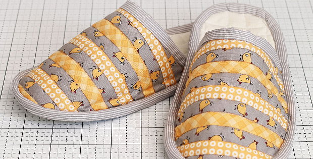 Quilted Slippers Tutorial