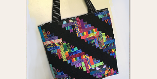 Log Cabin Tote Bag Pattern