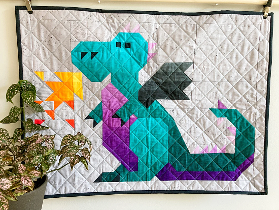 Boris the Dragon Quilt Pattern