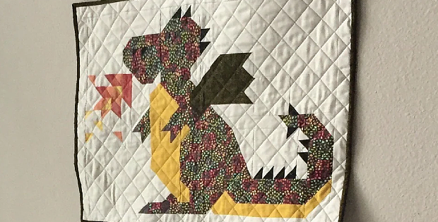 Boris the Dragon Quilt Pattern