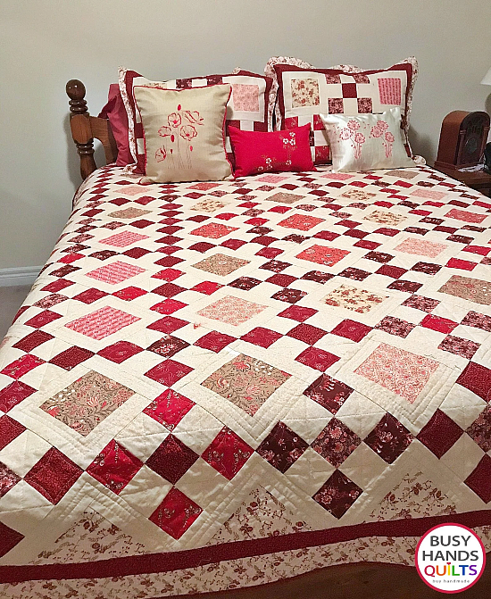 Granny's Square Patch Quilt Pattern